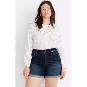 Madewell Dark Blue Jean Shorts